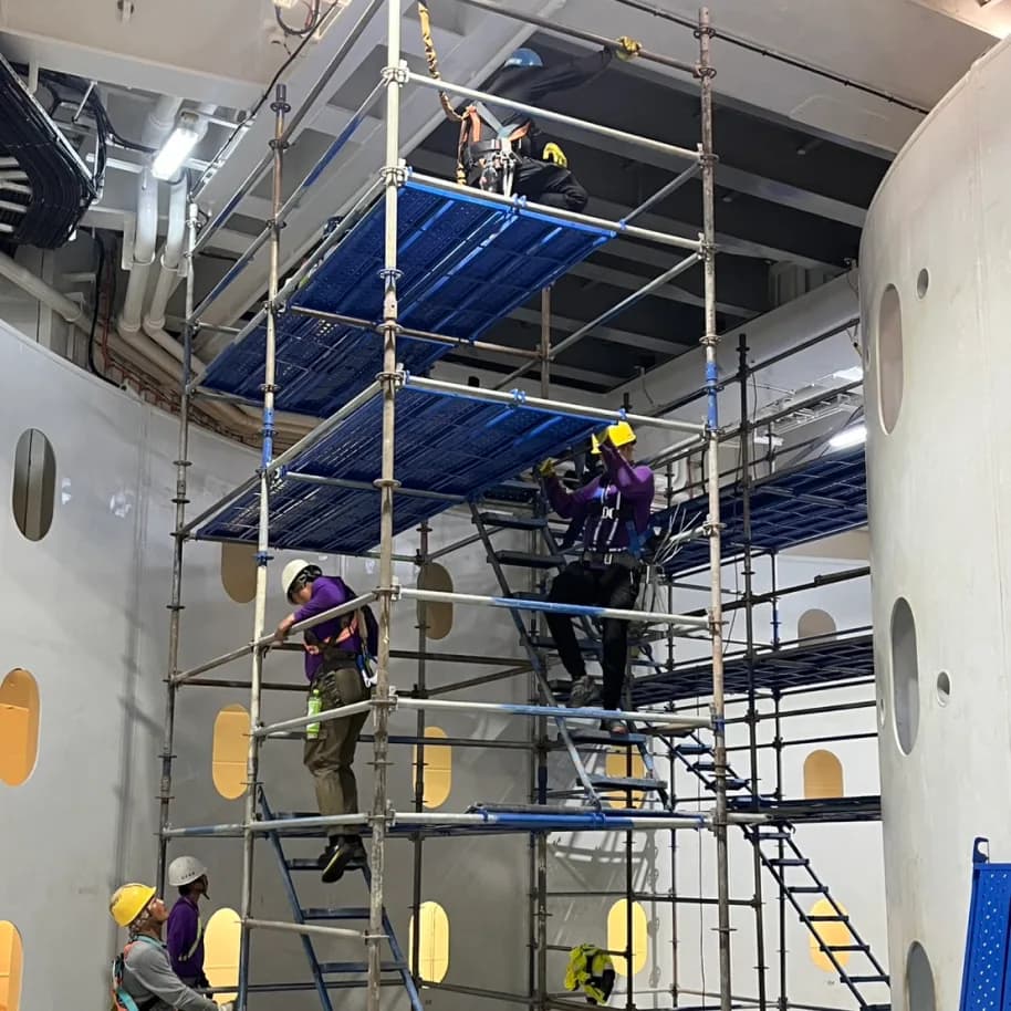 Drainage Pipe Modification & Scaffolding