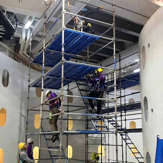 Drainage Pipe Modification & Scaffolding 1